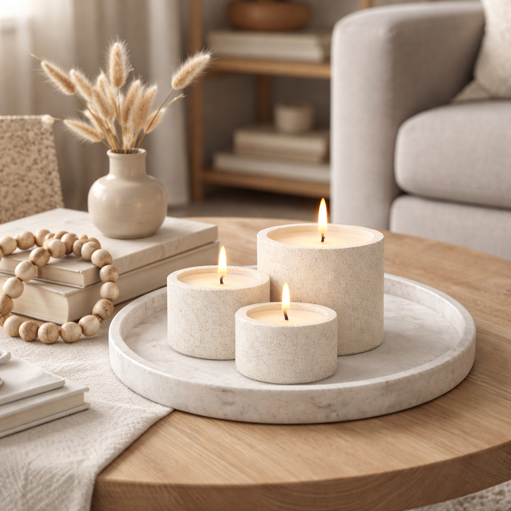 Velas Orión - Ivory