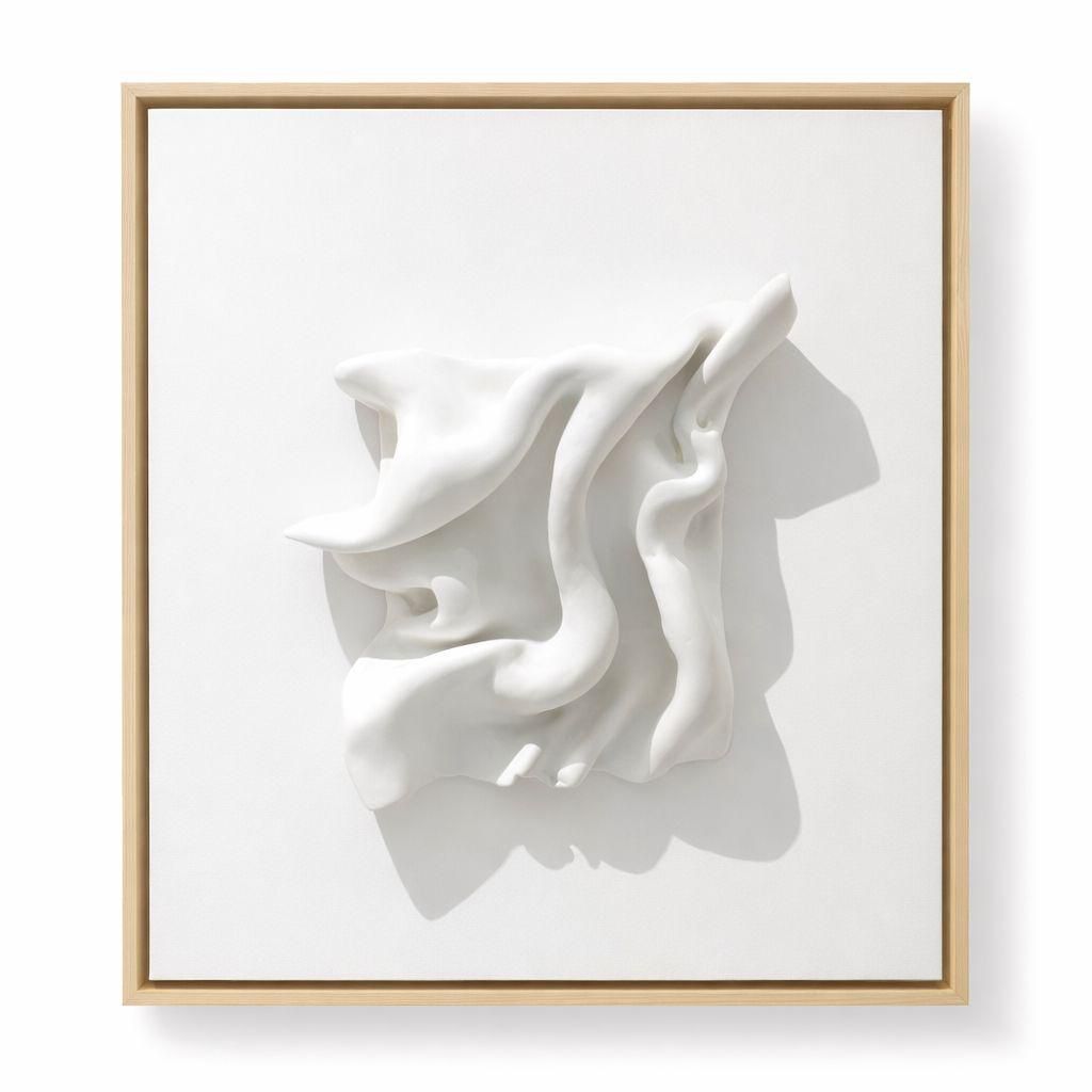 Escultura de pared sobre lienzo