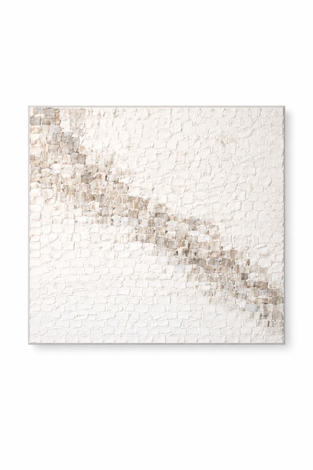 Escultura de pared sobre lienzo