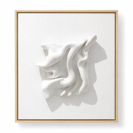 Escultura de pared sobre lienzo