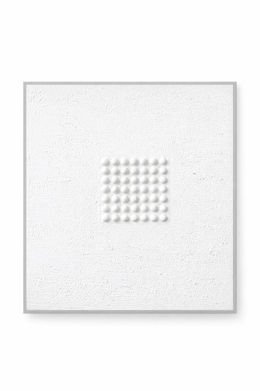 Escultura de pared sobre lienzo