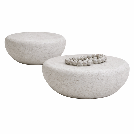 Set de Mesas/Bancas Piedra Ivory